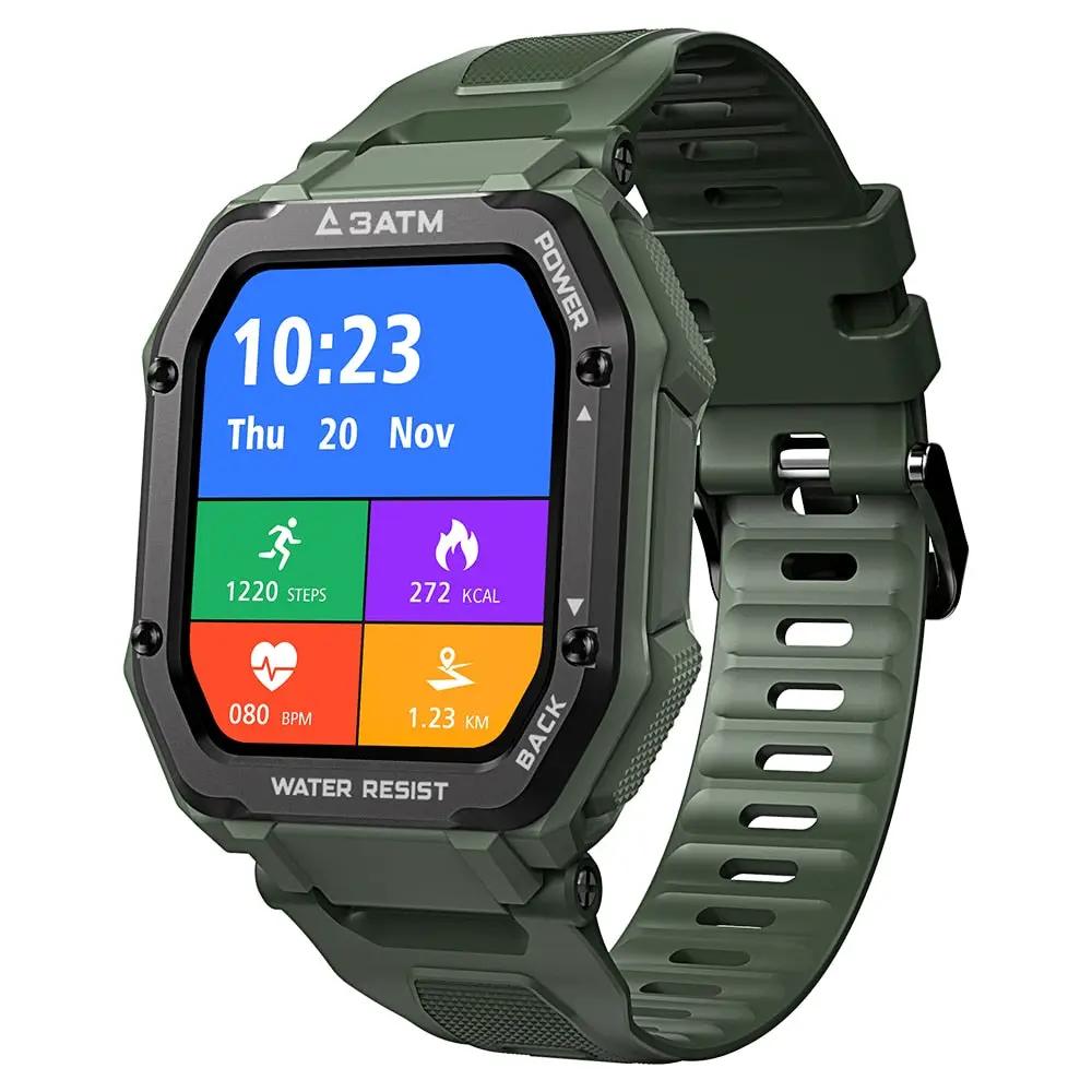 Smartwatch KOSPET ROCK 2021, reloj resistente para hombre, deportes al aire libre, monitor de presión arterial, reloj inteligente, rastreador de actividad física, impermeable