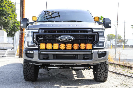 8-Light Bumper Mount Kit for Ford F-250/F-350 with amber LED lights by GGLighting on Tampa Home & Garden Store