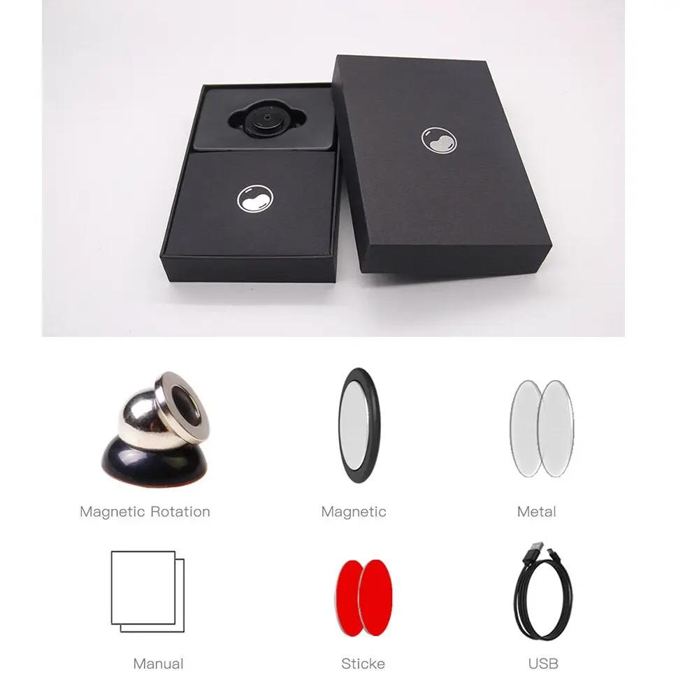 Mini IP Camera in black box; lens visible, magnetic rotation mount, USB cable on Tampa Home & Garden Store