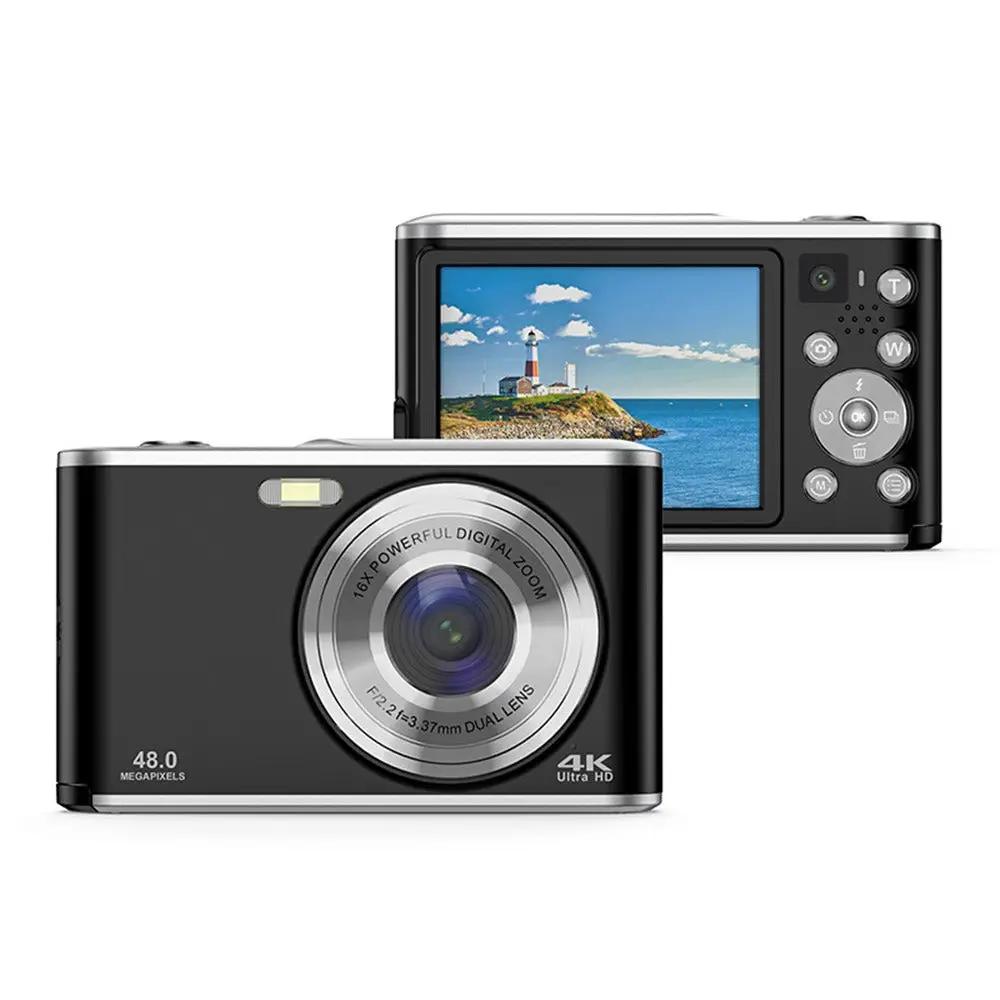 DC306 dual camera compact digital camera, black body with silver lens, 4K UHD, two cameras on Tampa Home & Garden Store