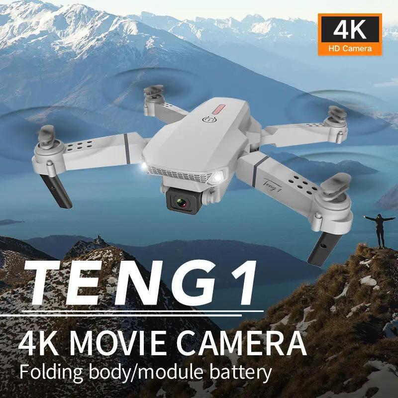 E88 Drone HD Camera Quadcopter with 4K movie camera white folding body on Tampa Home & Garden Store
