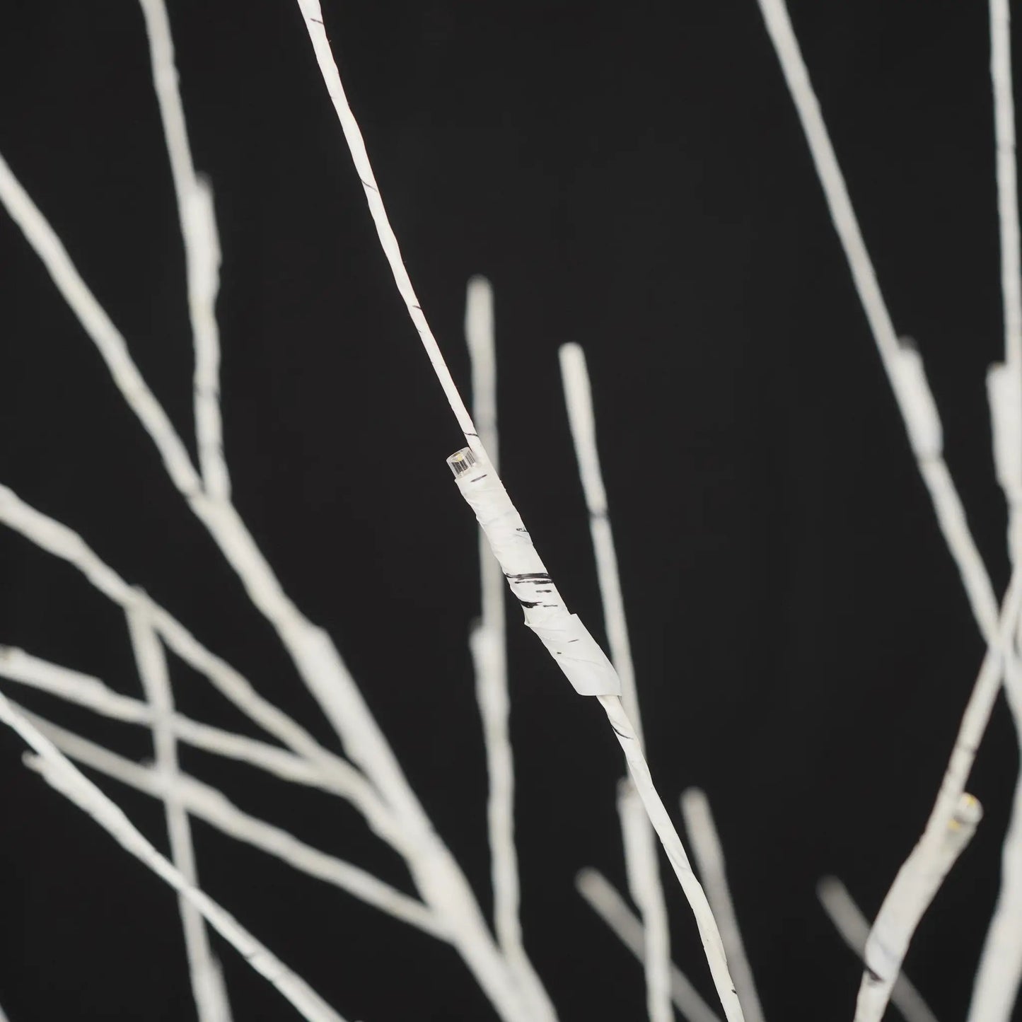 Artificial Birch Tree with Warm White LED