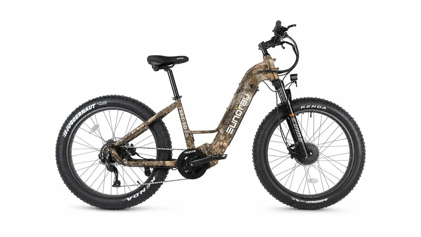 Fat HD 2.0 Fat Tire Electric Bike Hunter X7 camo frame by EUNORAU E-BIKE US, fat tires on Tampa Home & Garden Store