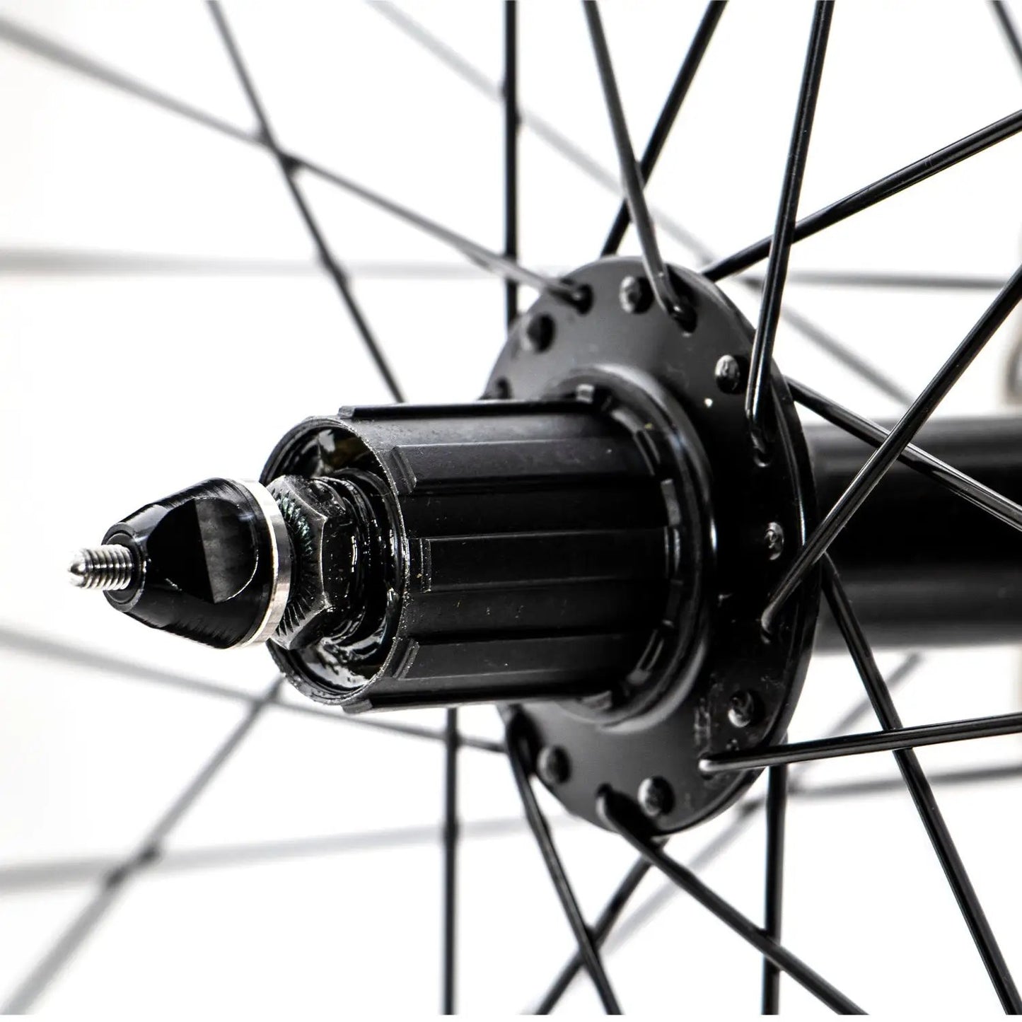 27.5x3 inch wheel set hub assembly with black spokes and threaded axle FAT-HS FAT-HD series on Tampa Home & Garden Store