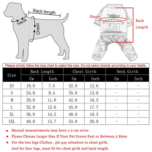 FBI Camouflage Coat | Jumpsuit Pants - Tampa Home & Garden Store