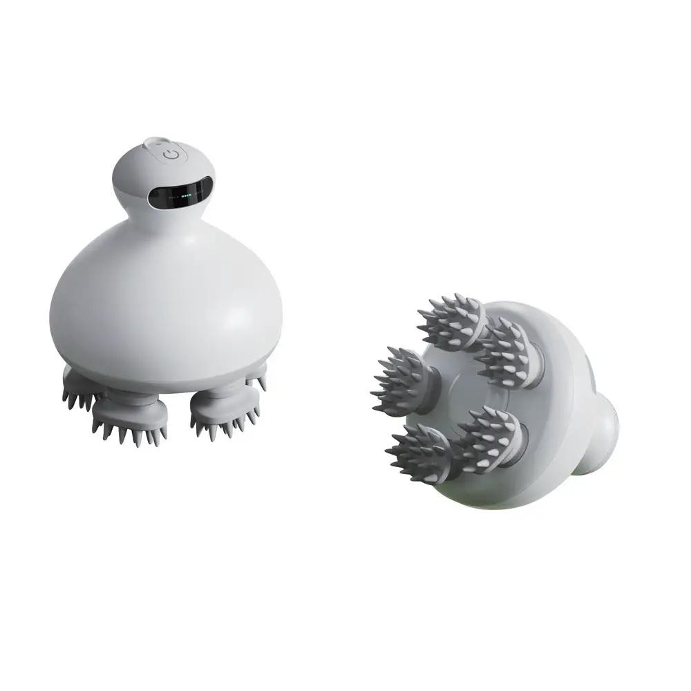Head Massager for Deep Tissue Relaxation, white two-piece set with spiked massage heads on Tampa Home & Garden Store