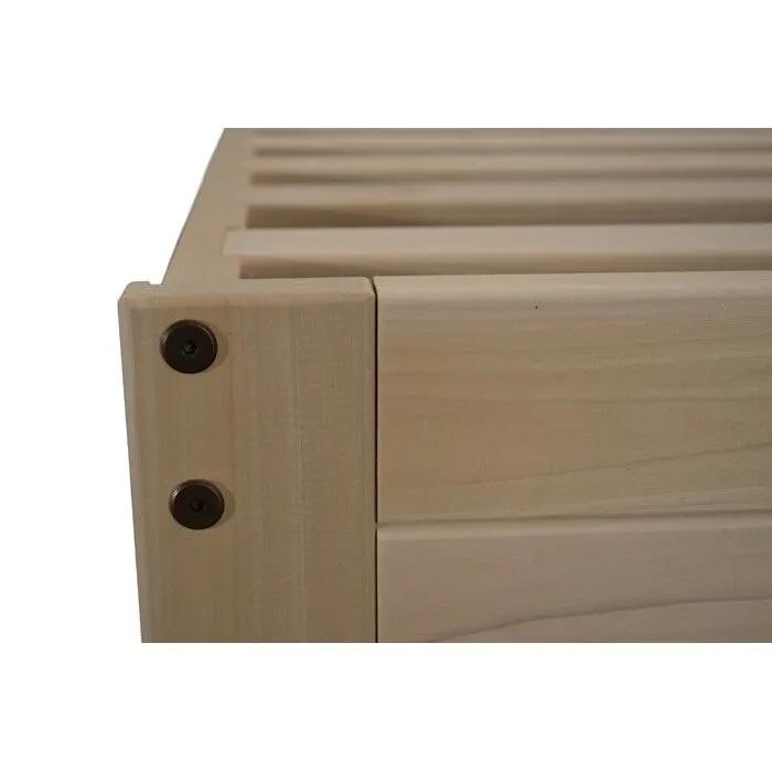 FarmHome Natural Platform Bed in Queen Size - Made in USA - Tampa Home & Garden Store