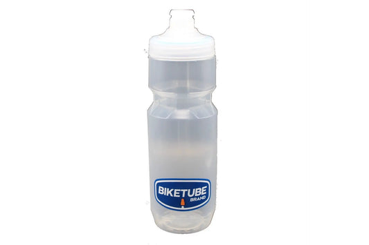 Flo Handler cycling water bottle with flow valve, white plastic, Biketube Brand on Tampa Home & Garden Store