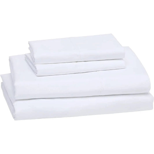 Full 4-Piece Egyptian Cotton Sheet Set White on Tampa Home & Garden Store