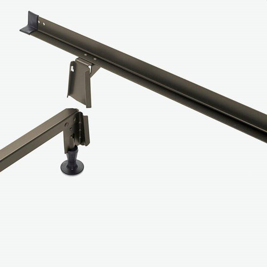 Full size Steel Metal Bed Frame with Bolt-on Headboard Brackets - Tampa Home & Garden Store