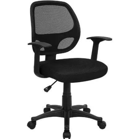 Black Mesh Mid-Back Office Chair - Tampa Home & Garden Store