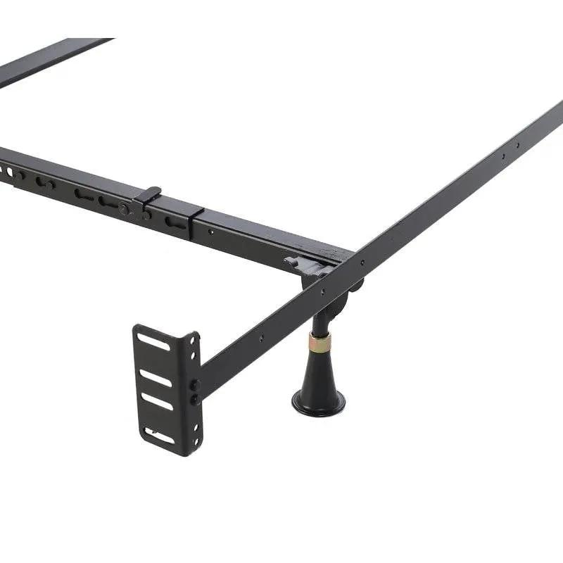 Queen/King Adjustable Metal Bed Frame with Headboard Footboard Brackets - Tampa Home & Garden Store
