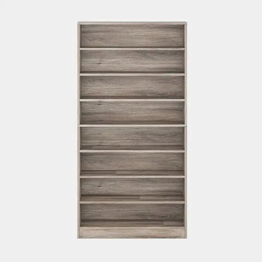 Shoe storage cabinet 9-tier in grey wood finish holds 45 pairs on Tampa Home & Garden Store