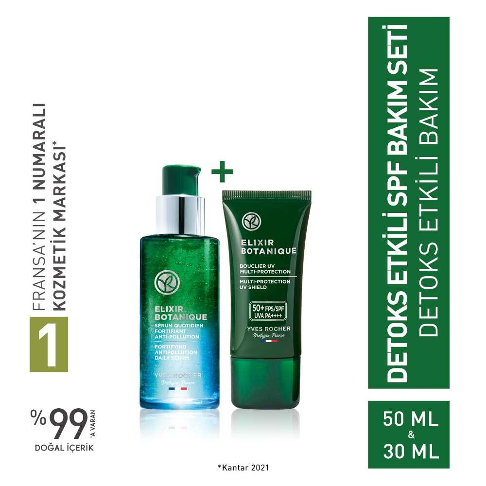 Face Serum Detoks Etkili Skincare Set by Beauty Care Bag with SPF 50; bottle + tube 50 ml + 30 ml on Tampa Home & Garden Store