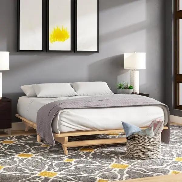 Farmhouse Full Size Solid Wood Platform Bed Made in USA - Tampa Home & Garden Store
