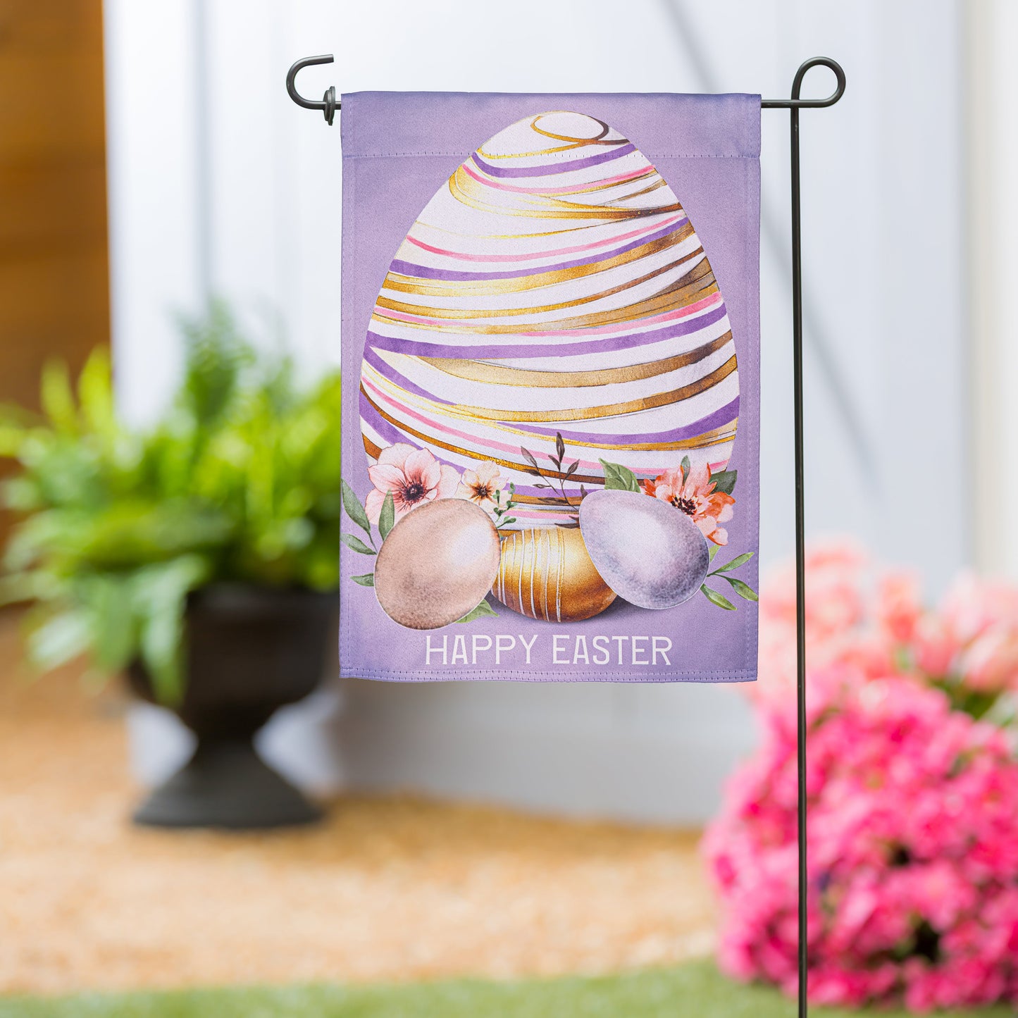 Faberge Easter Egg Suede Garden Flag - Tampa Home & Garden Store