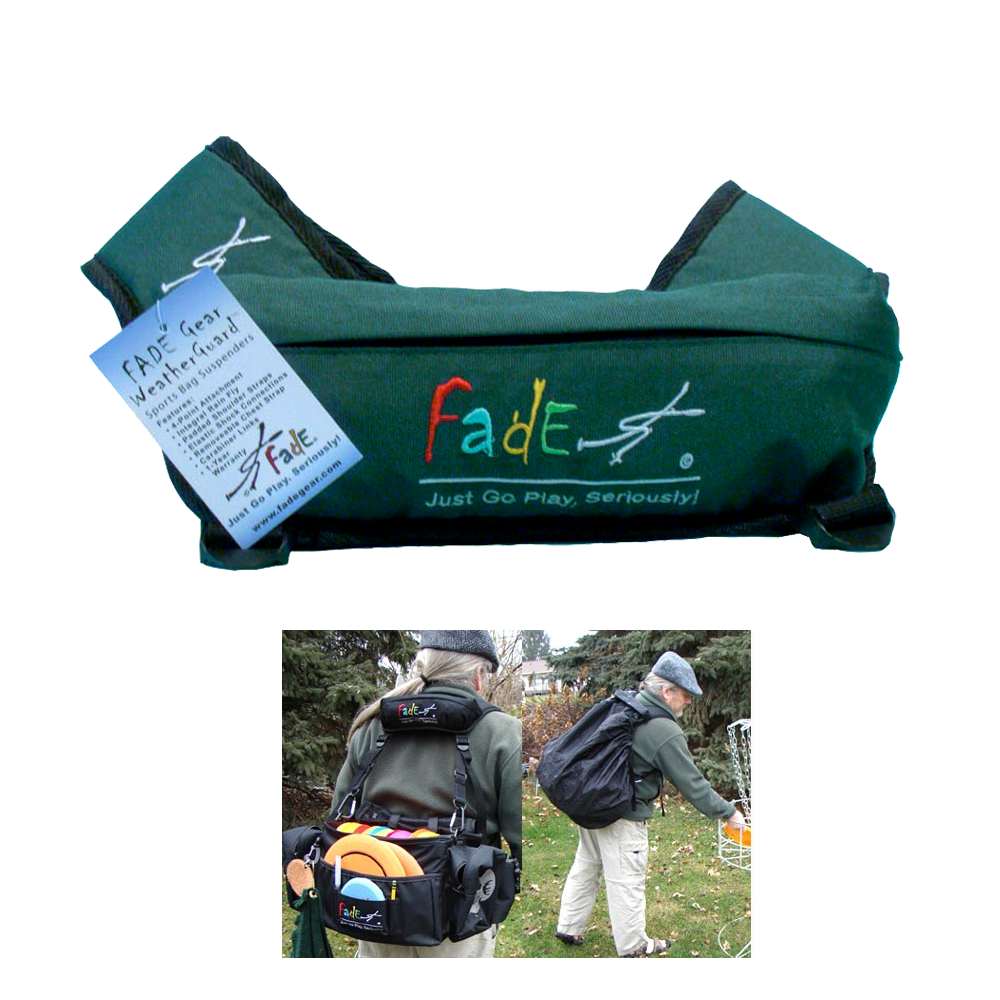 Fade Gear WeatherGuard Suspenders Disc Golf Bag Backpack Strap - Tampa Home & Garden Store