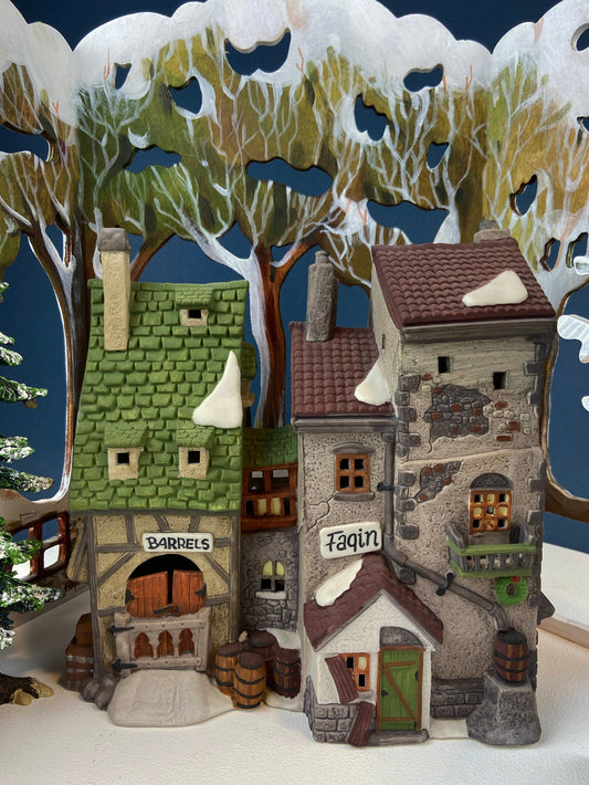 Fagin's Hide-A-Way by Department 56. Illuminated Porcelain Dickens Village Series. Christmas Village. Fun Magical Holiday Celebration. - Tampa Home & Garden Store
