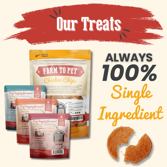 Puppy Packs 'n Snacks Dog Treat Starter Pack bundle by Farm To Pet; single-ingredient treats on Tampa Home & Garden Store