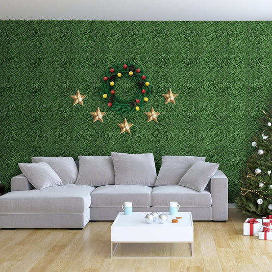 12 Pieces 20 x 20 Inch Artificial Boxwood Wall Panels with Insertable Branches - Tampa Home & Garden Store