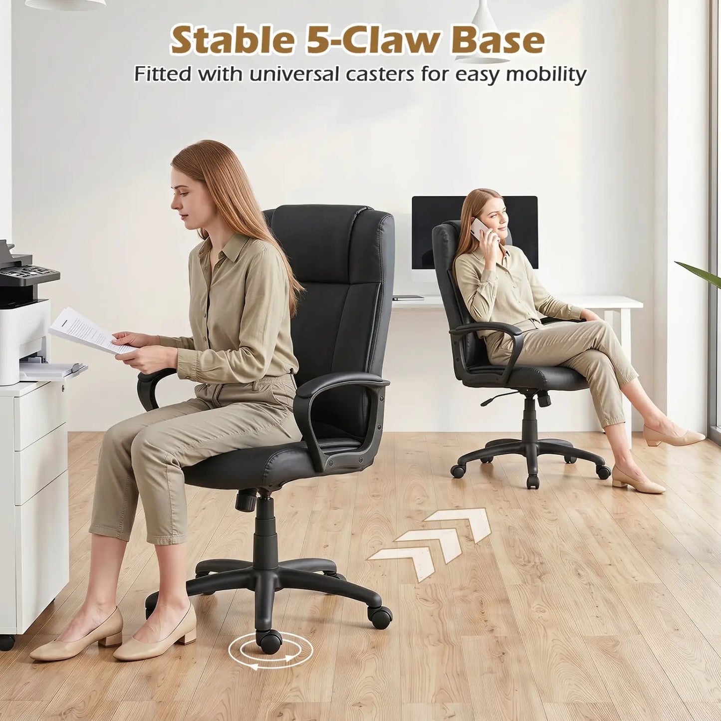 Ergonomic Office Chair With Rocking Function
