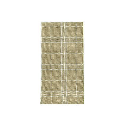 Fieldstone Plaid Napkin - Cream - Tampa Home & Garden Store