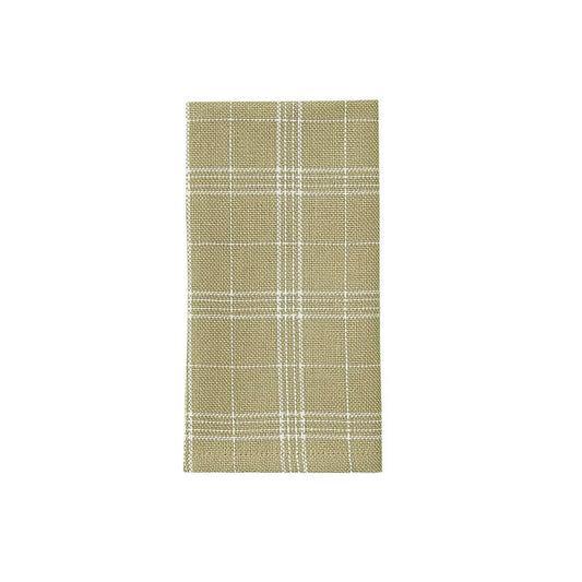 Fieldstone Plaid Napkin - Cream - Tampa Home & Garden Store