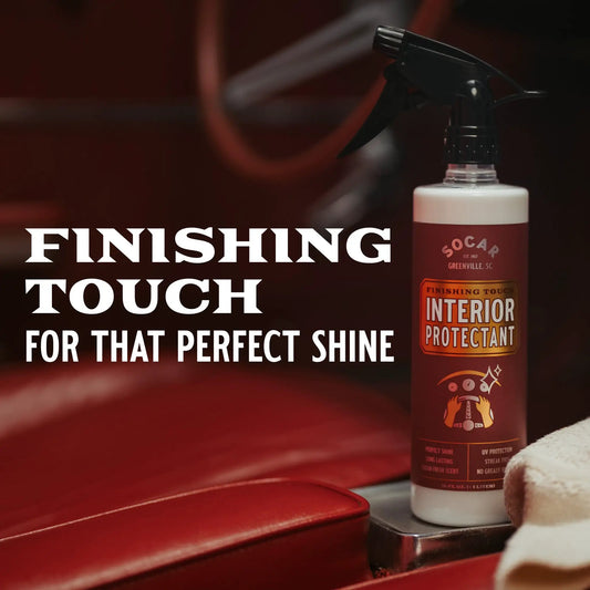 Finishing Touch Interior Protectant Moisture Lock spray bottle with trigger red label Socar Chemical on Tampa Home & Garden Store
