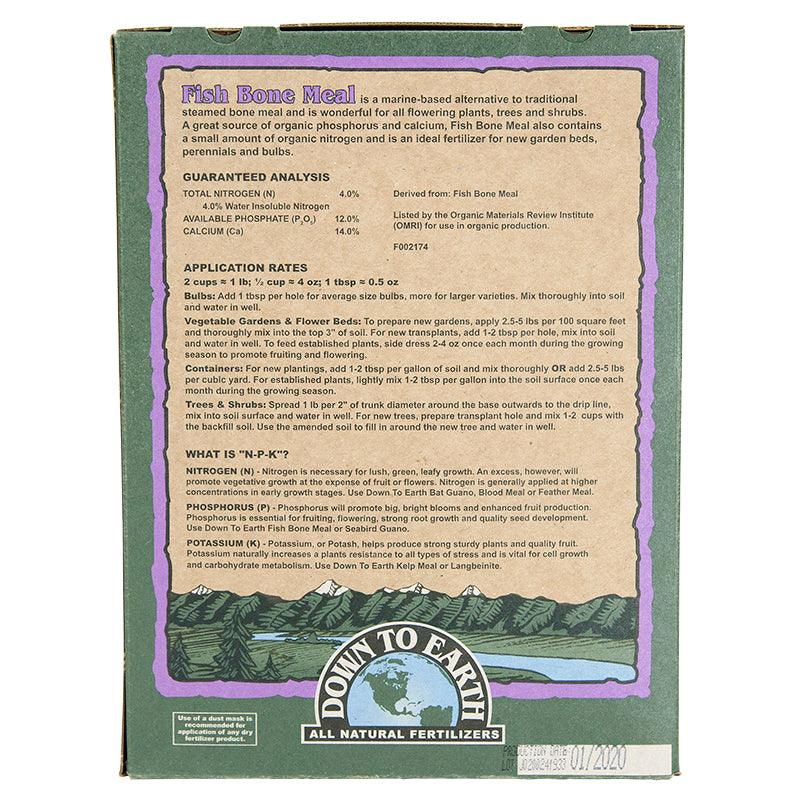 Fish Bone Meal 4-12-0 (5 lb) - Tampa Home & Garden Store