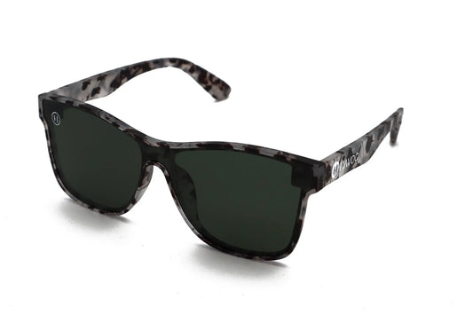 Havoc Flash polarized sunglasses frameless design tortoiseshell frame dark lenses Havoc branding on Tampa Home & Garden Store