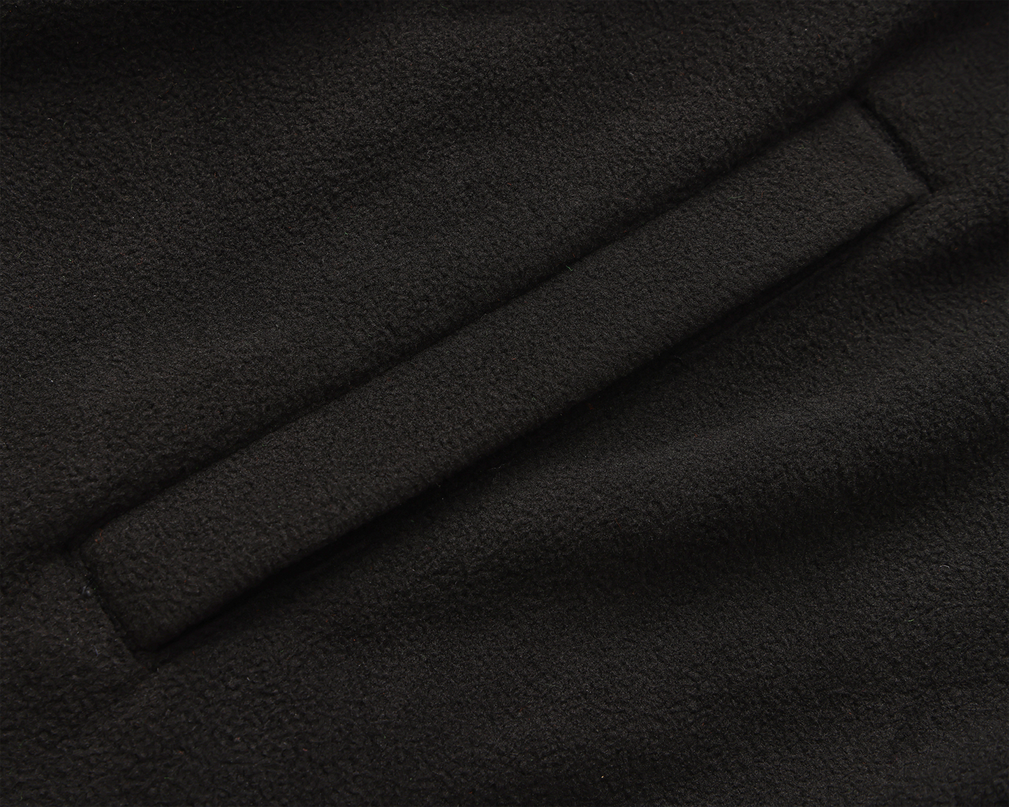 Jacket fabric close-up in black fleece for Kiwi High Visibility 3 in 1 Hooded Jacket on Tampa Home & Garden Store