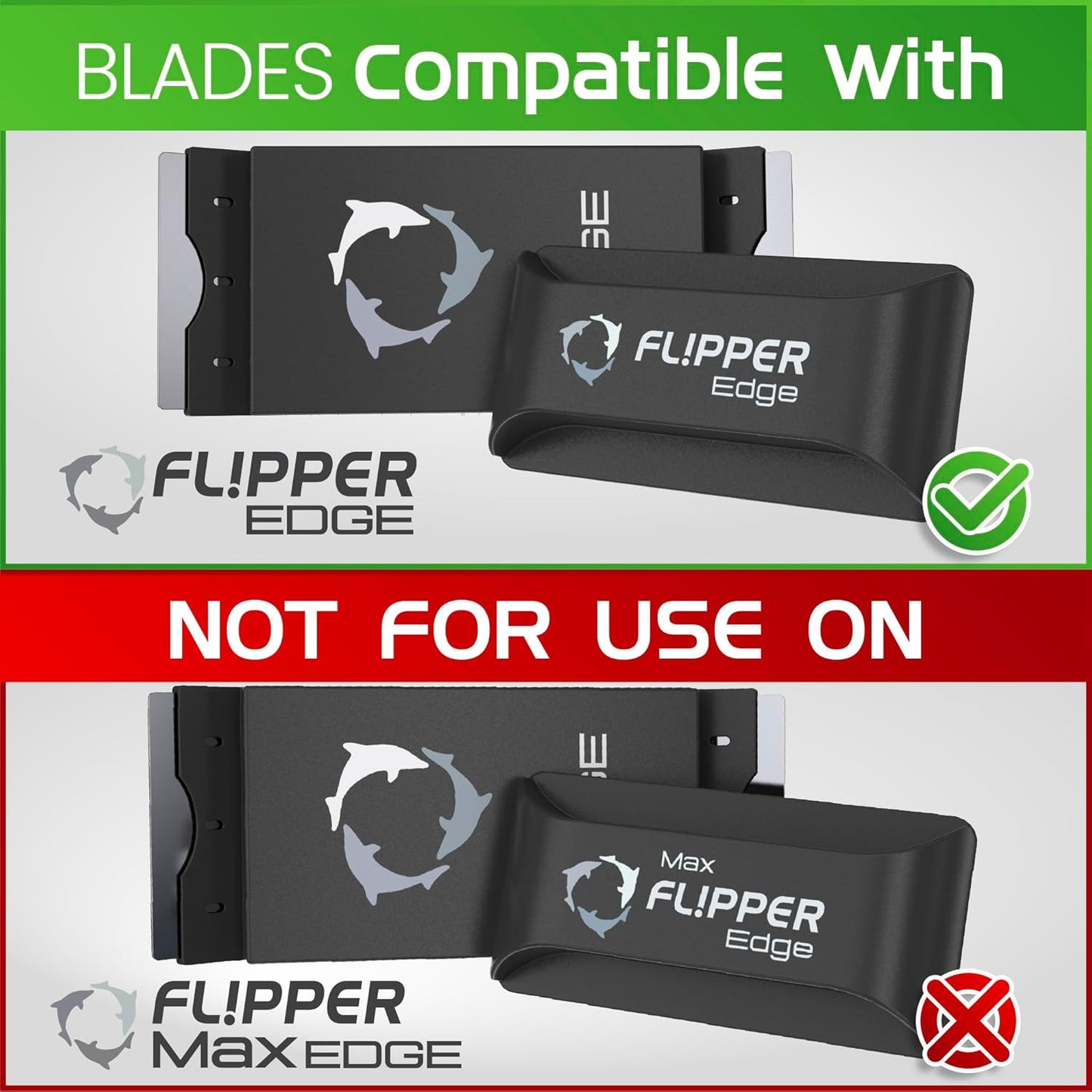 Flipper Edge Stainless Steel Replacement Blades
