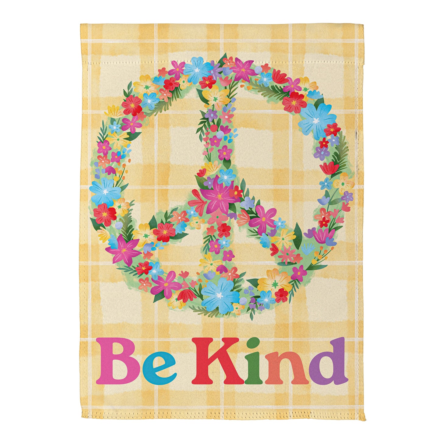 Floral Be Kind Suede Garden Flag - Tampa Home & Garden Store