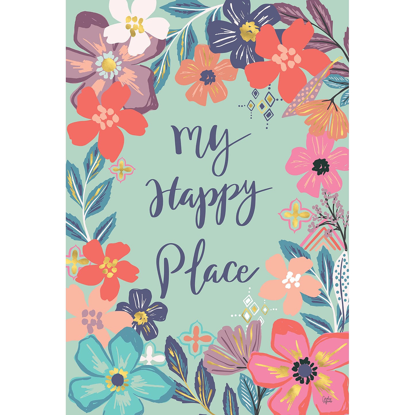 Flower Hour Garden Textured Suede Flag - Tampa Home & Garden Store