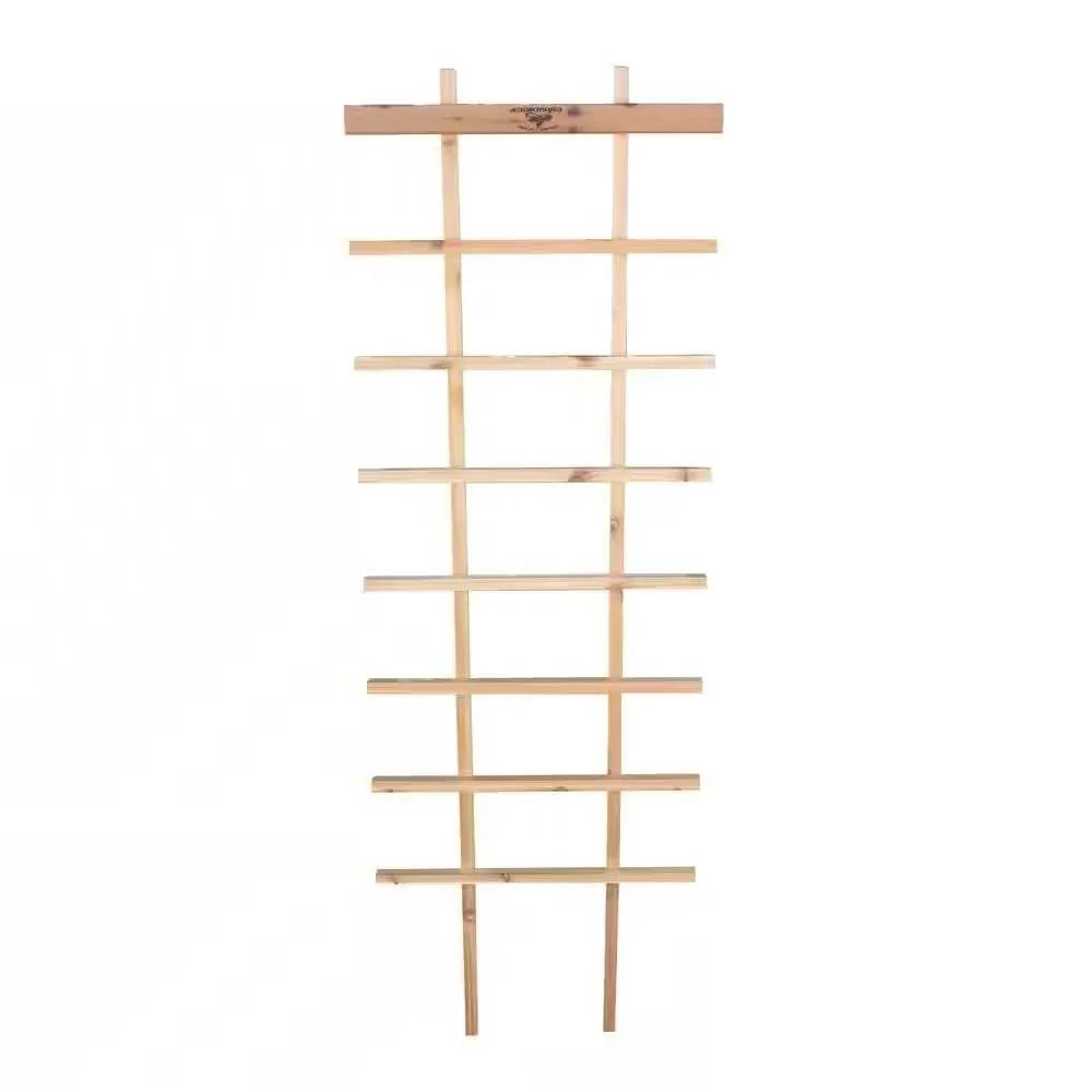 Folding 72-inch red cedar garden trellis with lattice slats, HomePacific on Tampa Home & Garden Store