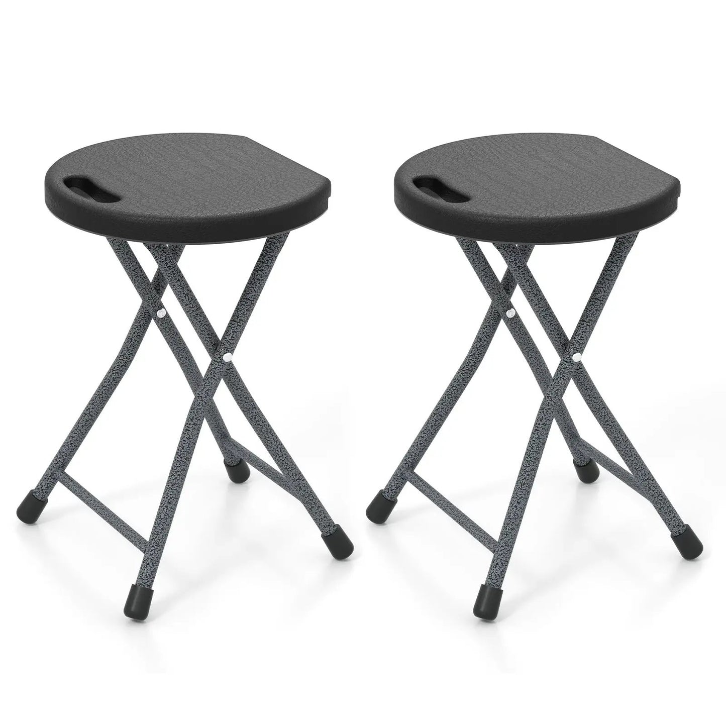 Folding Stool with Built-in Handle for Adults-4 Pieces - Tampa Home & Garden Store