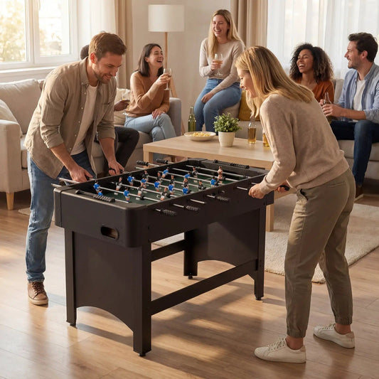 Foosball table full-size black DirectDeals model on Tampa Home & Garden Store