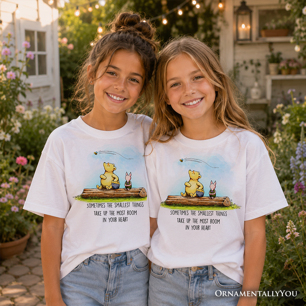 Cozy Cotton Winnie the Pooh Quote Tee for Kids