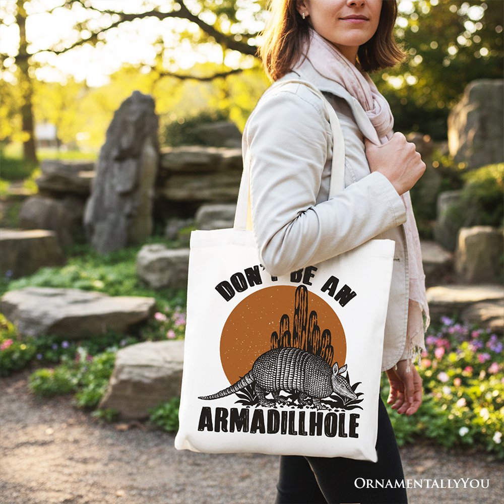 Funny Armadillo Canvas Tote Bag and Gifts