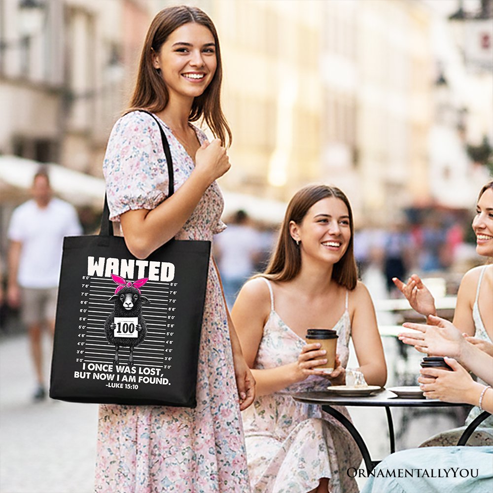 Christian Lost But Now Found Canvas Shopper