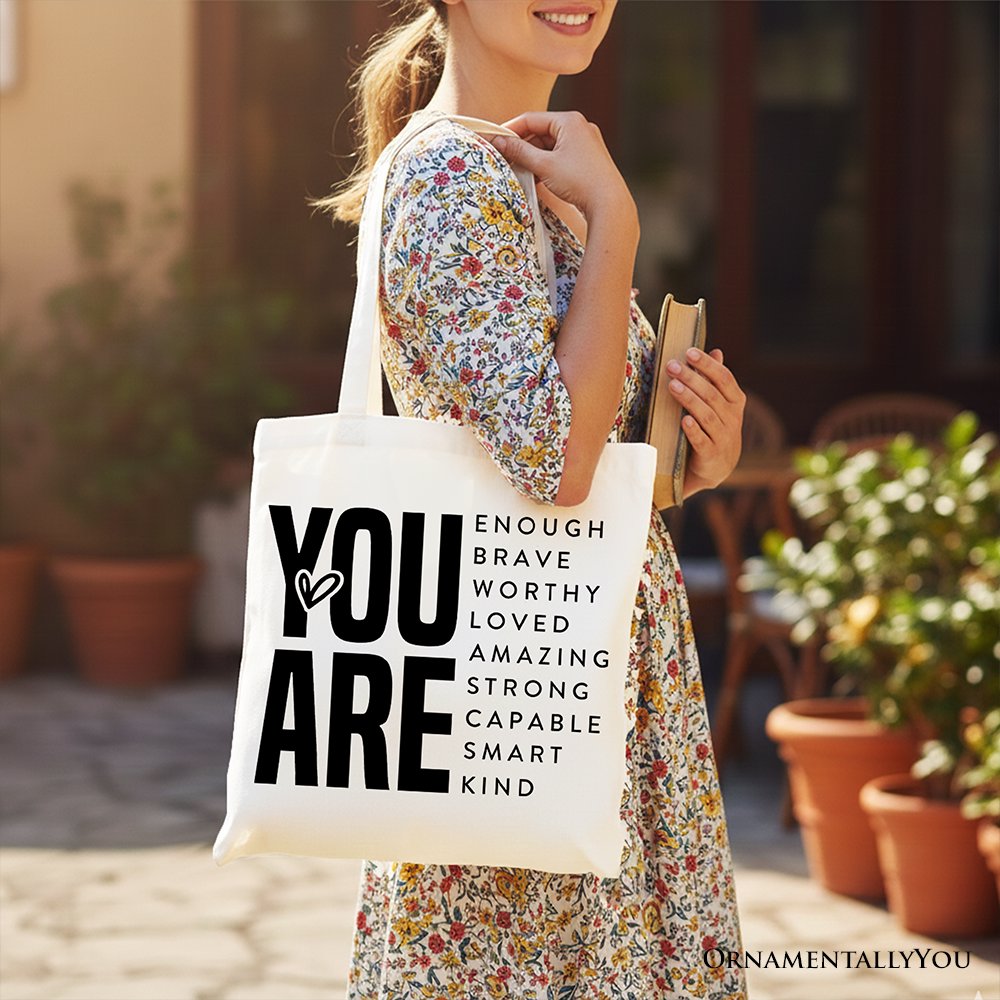 Inspirational Canvas Tote Bag for Everyday Use