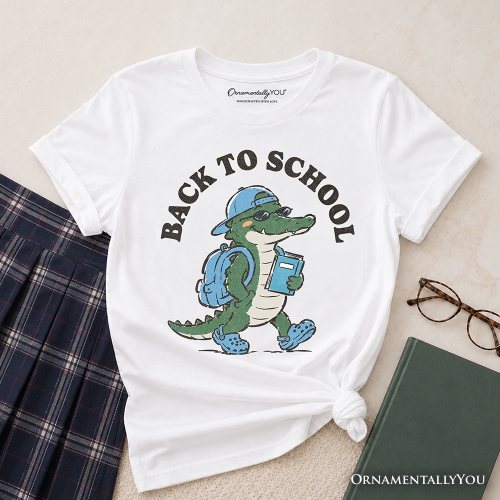 The Cool Alligator Back to School Kids Tee