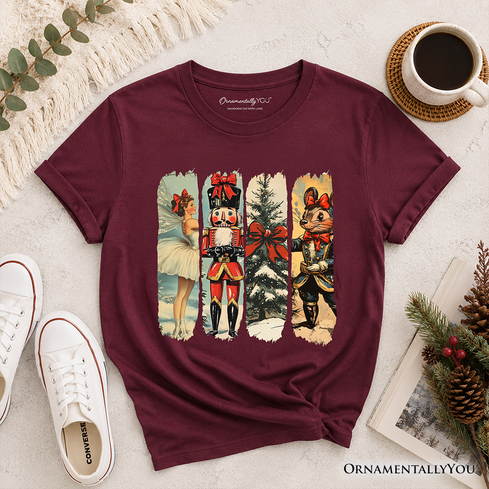 Kids Ballet and Nutcracker Christmas Tee