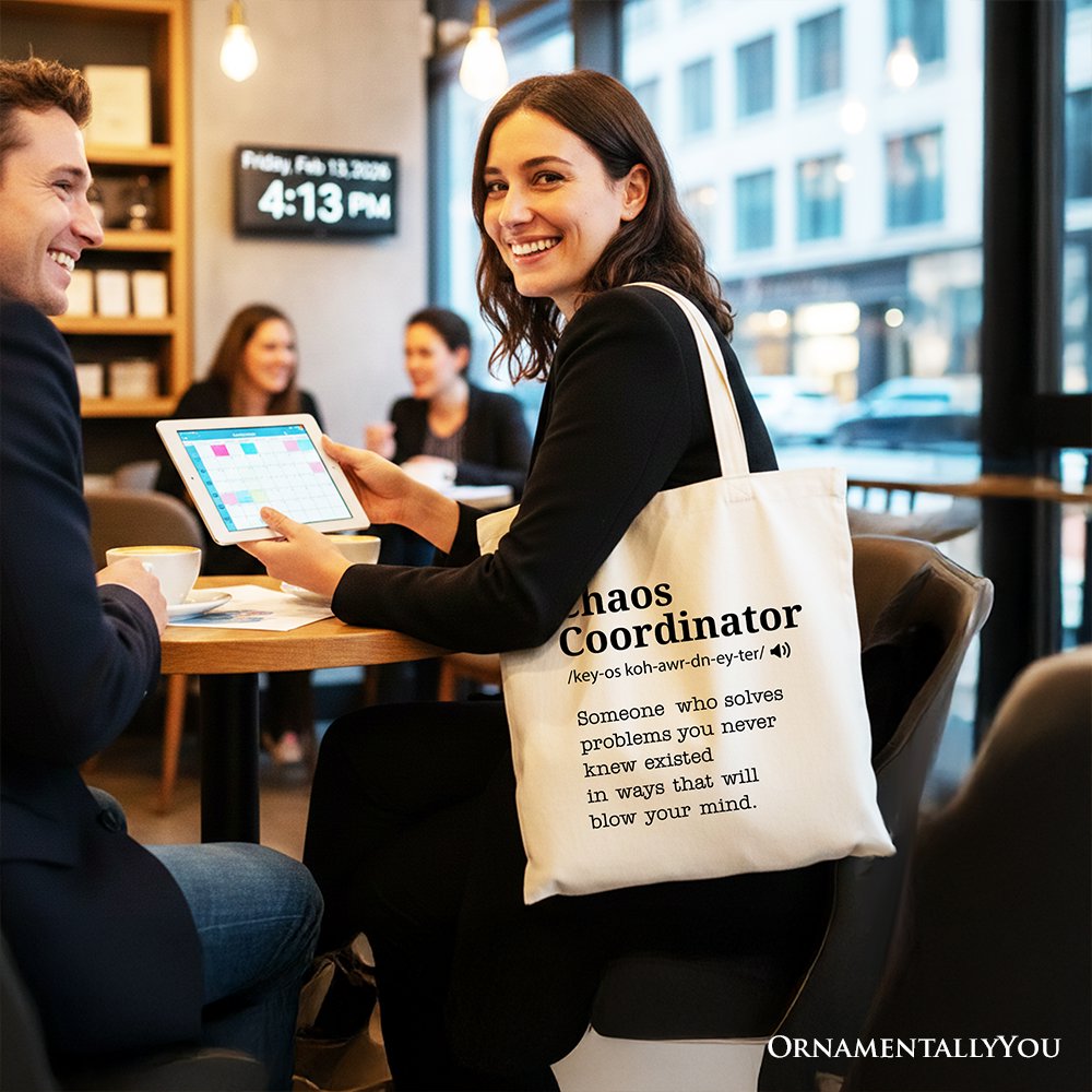 Funny Chaos Coordinator Bag the Canvas Tote