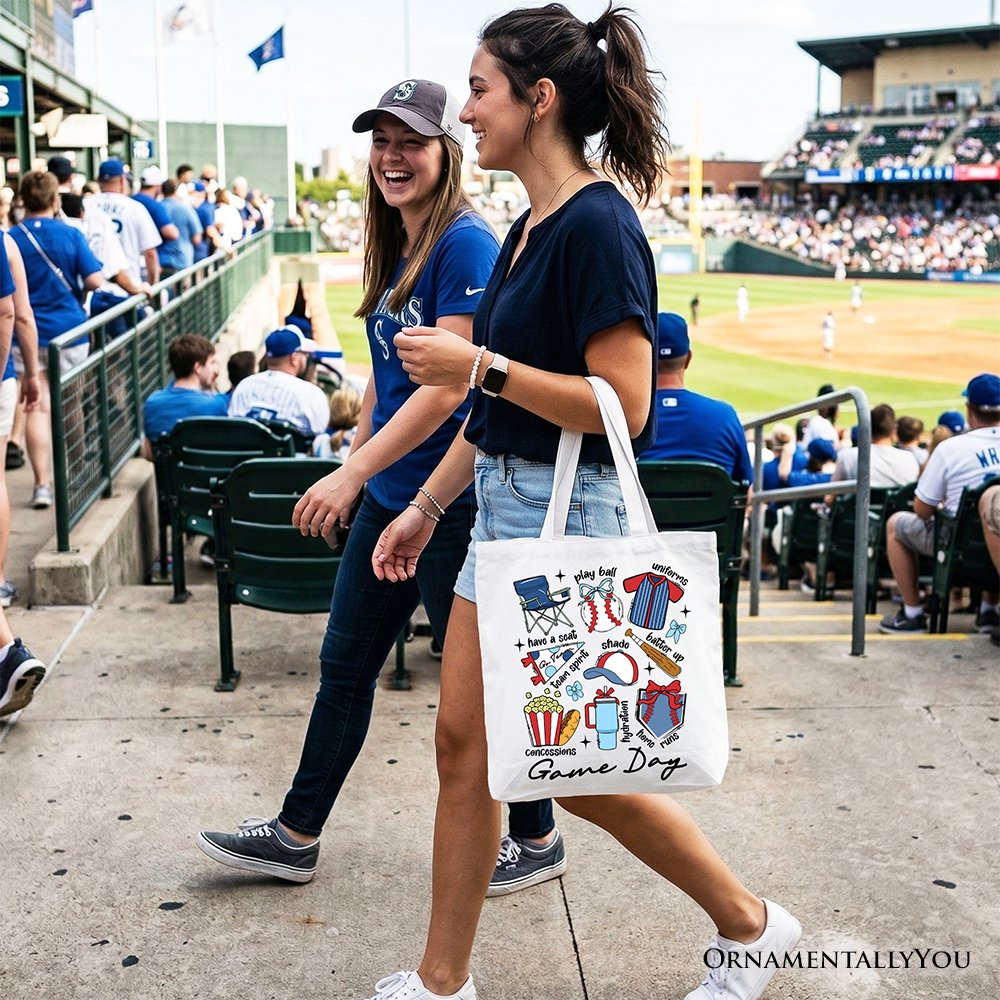 Spacious Baseball Tote Bag and the Game Day Fan