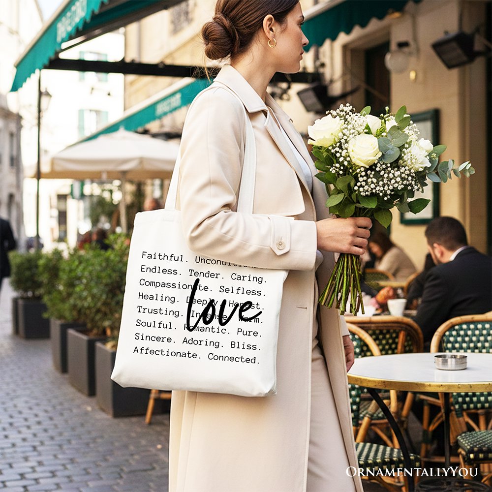 Love Definition Canvas Bag For A Valentine Gift