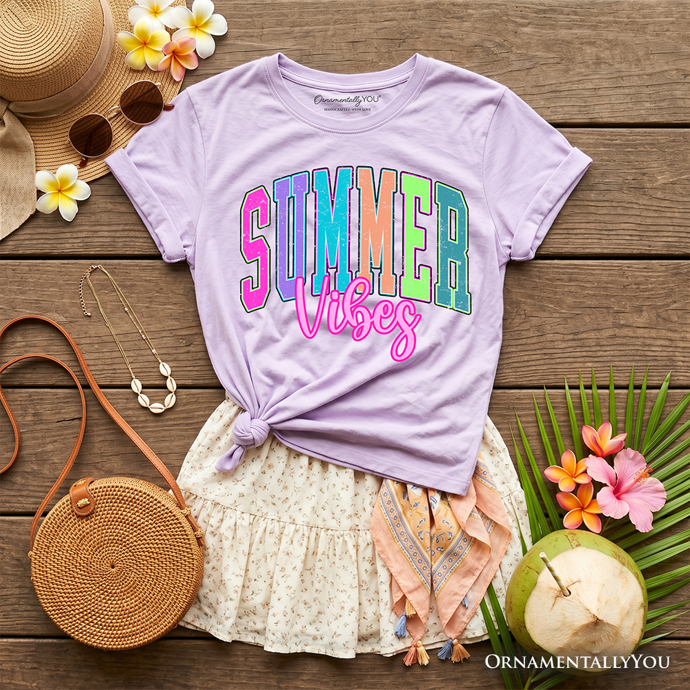 Premium Kids Neon Varsity Summer Cotton Tee