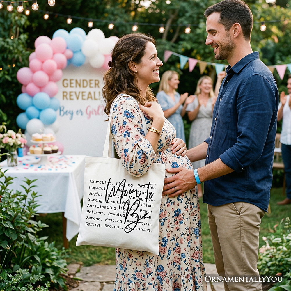 Future Mom and Pregnancy Announcement Tote
