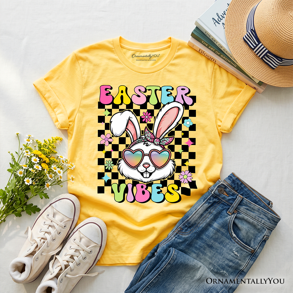 Groovy Kids Easter Bunny and Sunglasses Tee
