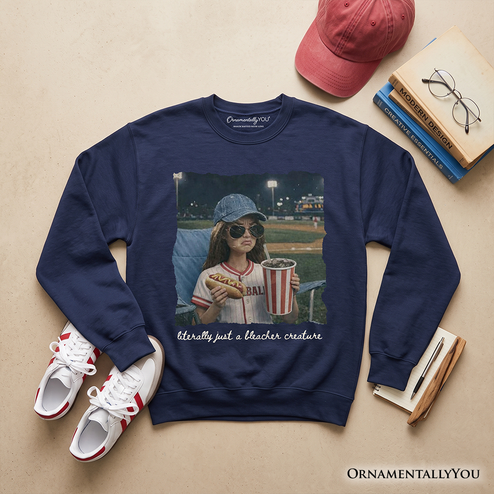 Funny Baseball Mom and Cozy Fleece Sweatshirt